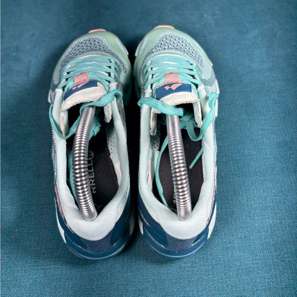 Merrell Women's Size 6.5 Bare Access Flex Blue Running Shoes - Picture 6 of 8